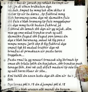 Fakhrur! Jasamu akan kami kenang sentiasa. Al Fatihah...